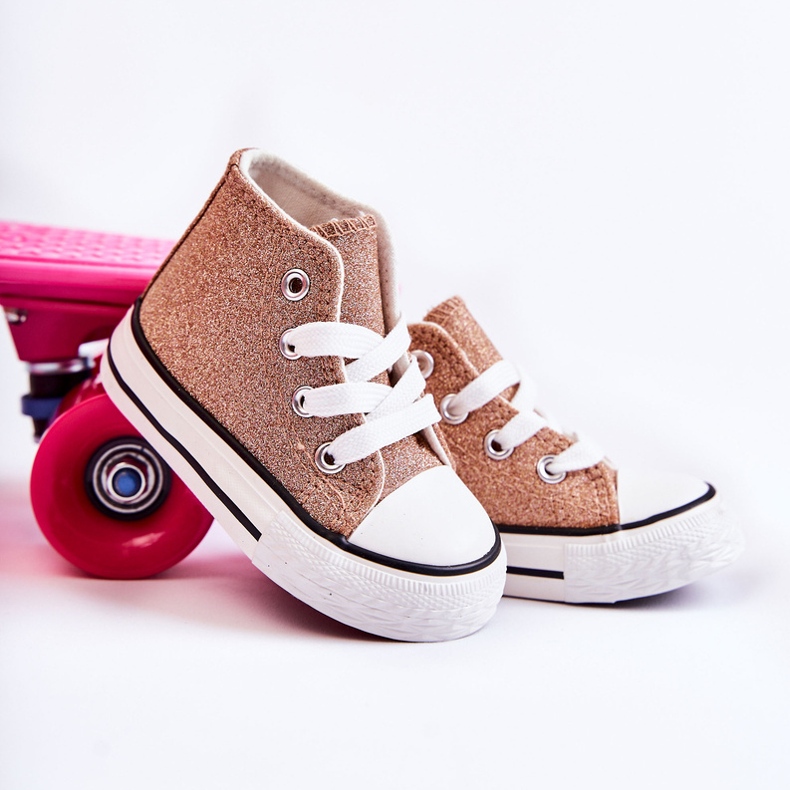 Sneakers da Bambino Alte Catrina Oro Rosa d'oro d'oro 1