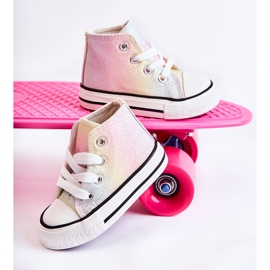 Sneakers Alte per Bambini Multicolor Blanka rosa rosa 2