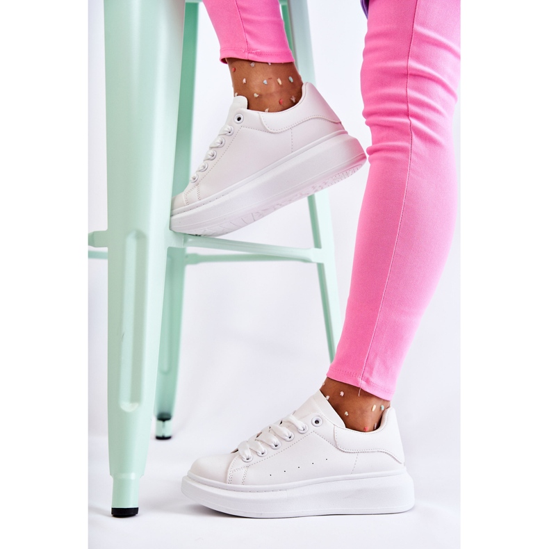 FS3 Scarpe Sportive Da Donna Sulla Piattaforma Eliso Bianche bianco 1