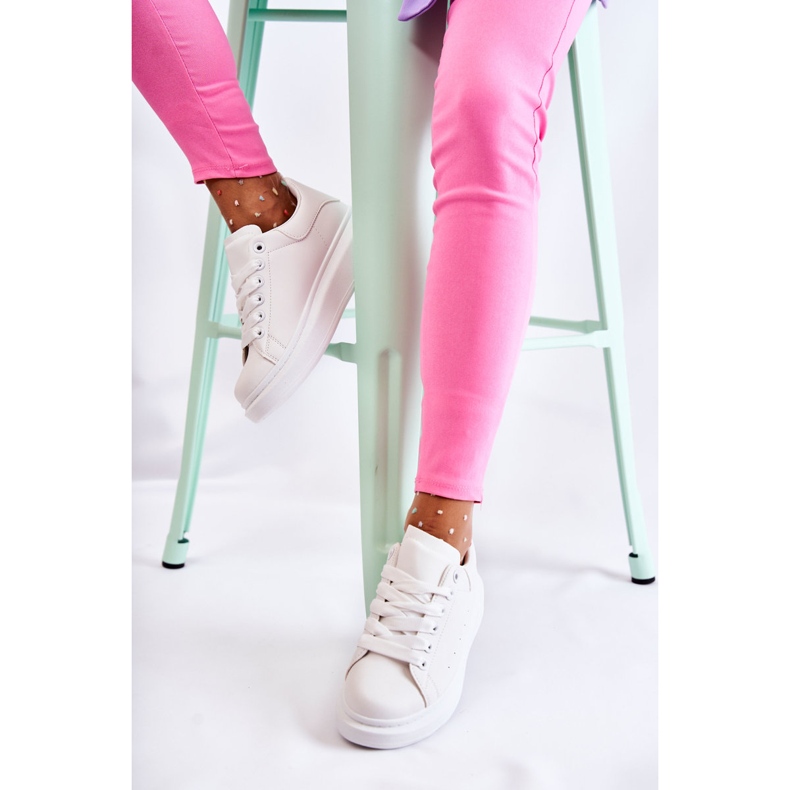 FS3 Scarpe Sportive Da Donna Sulla Piattaforma Eliso Bianche bianca 2