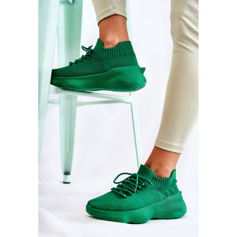 PS1 Scarpe Sportive Slip-On Da Donna Verdi Dalmiro Verdi verde 2