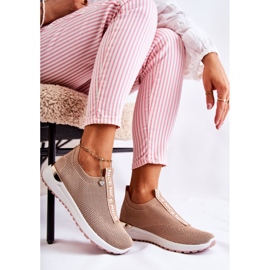 PM1 Scarpe Sportive da Donna Beige Ardenza 1