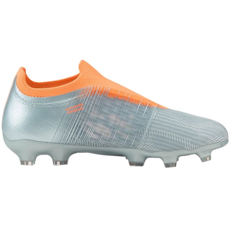 Scarpe da calcio Puma Ultra 3.4 FG / AG Jr 106738 01 multicolore sfumature di grigio 1