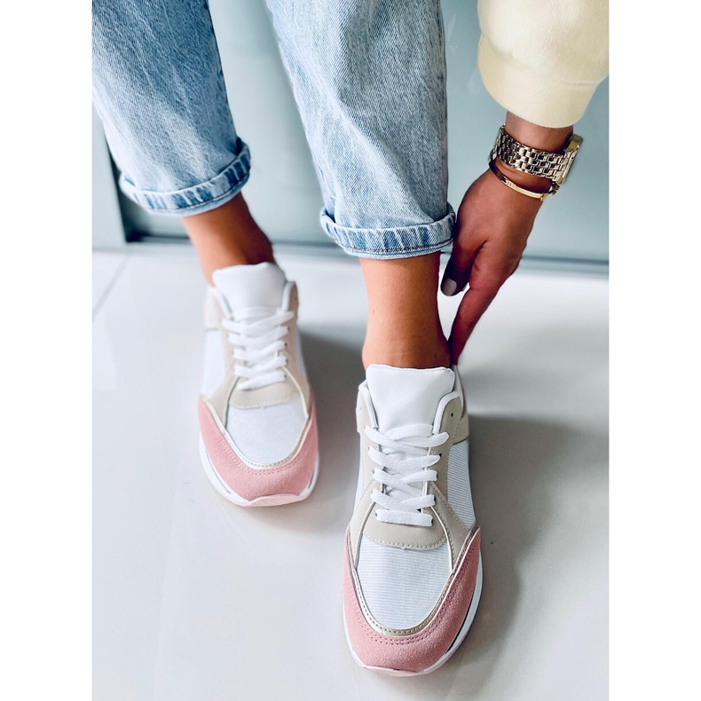 Sneakers con zeppa Ivey Pink rosa 1
