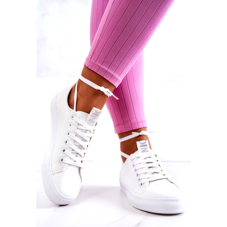 PS1 Sneakers da donna in pelle bianche Mikayla bianca 2