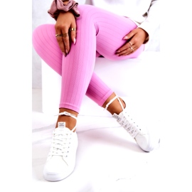 PS1 Sneakers da donna in pelle bianche Mikayla bianco 3