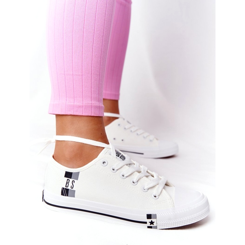 Sneakers Classiche da Donna Big Star HH274109 Bianche bianca 4