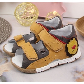 Sandali con velcro Kornecki Jr KOR6867 cammello marrone 2