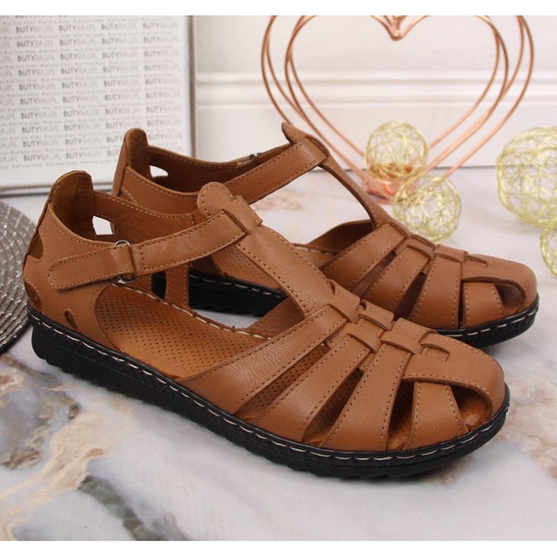 Sandali con velcro T.Sokolski W SCA157A marrone 2