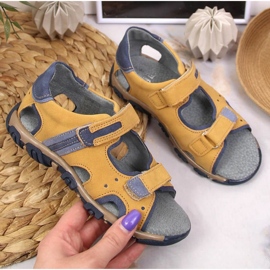 Sandali con velcro Kornecki Jr KOR6188A cammello marrone 1