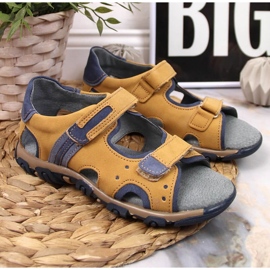 Sandali con velcro Kornecki Jr KOR6188A cammello marrone 2