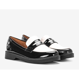 Scarpe da donna Inberg nere bianca nero 1