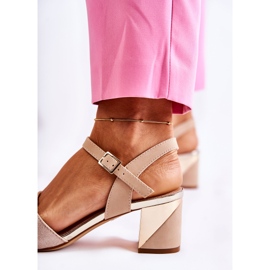 Sergio Leone Sandali Su Una Barra Corane Rosa E Oro d'oro 1