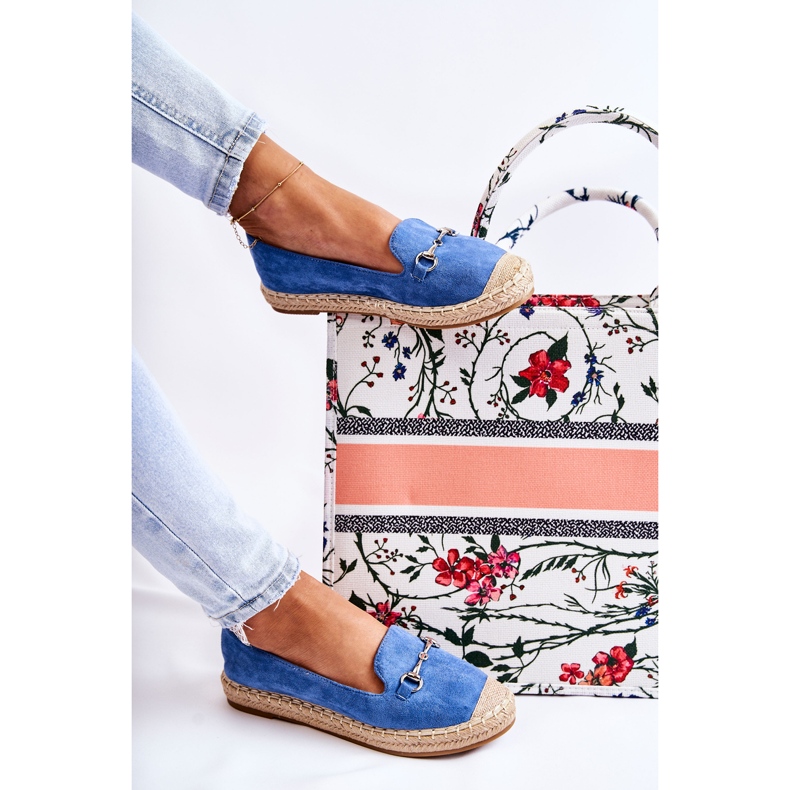 S.Barski Classiche espadrillas slip-on Oresa blu da donna 2