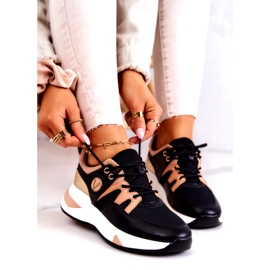 Vinceza Scarpe Sportive da Donna Sneakers Nere nero 1