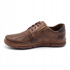 Polbut Scarpe casual J55 da uomo per l'estate, marrone 1