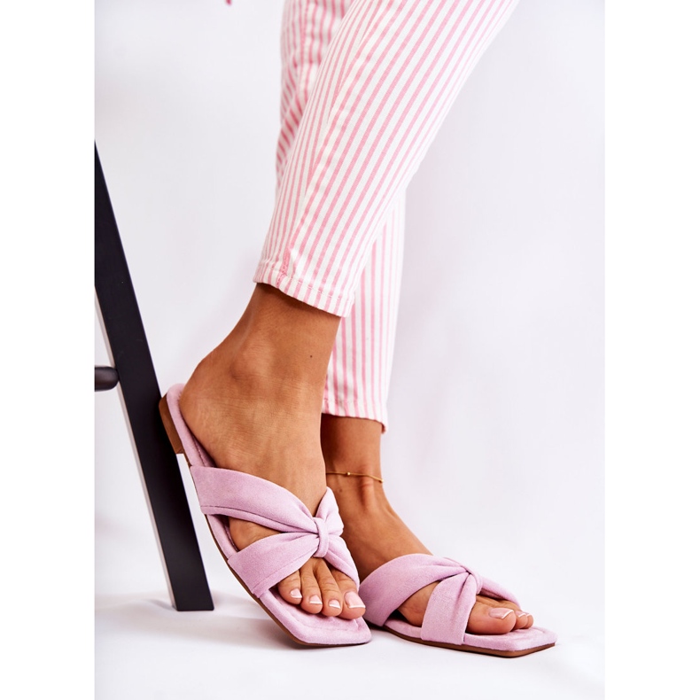 Ciabatte da donna in velluto Light Violet Vanilla Sky viola 1