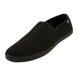 Scarpe slip-on Atletico da uomo WY18921 nere nero 5