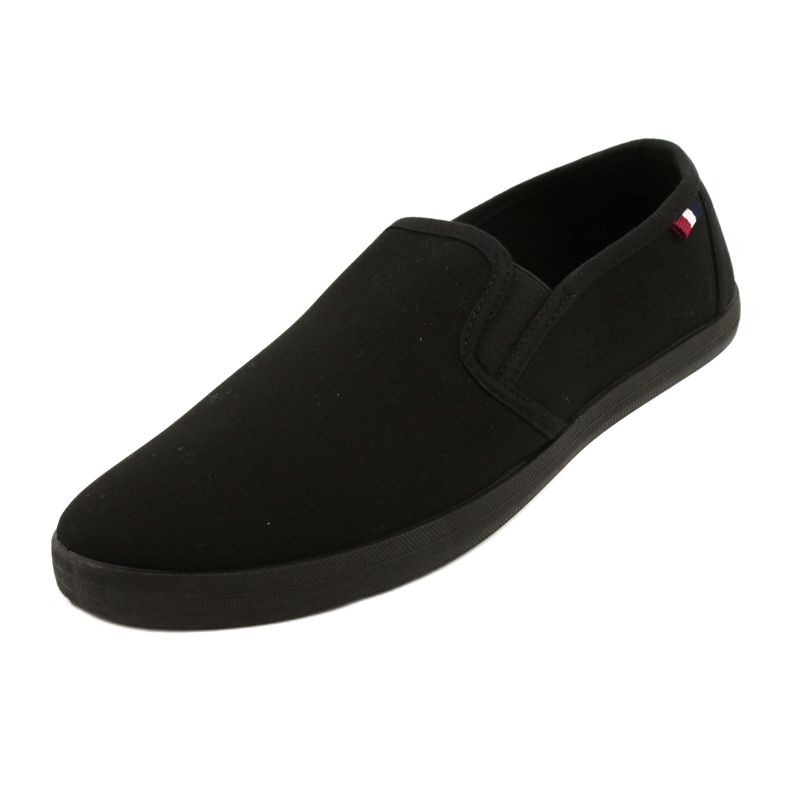 Scarpe slip-on Atletico da uomo WY18921 nere nero 5