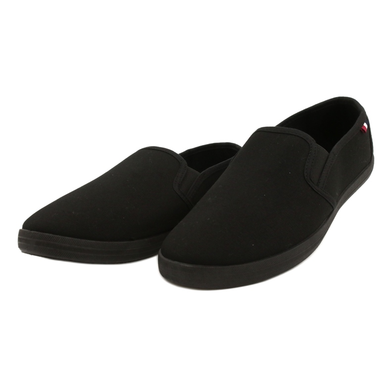 Scarpe slip-on Atletico da uomo WY18921 nere nero 2