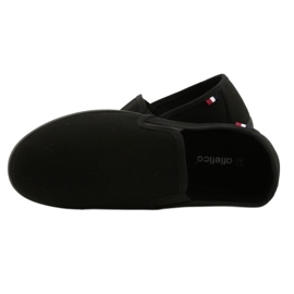Scarpe slip-on Atletico da uomo WY18921 nere nero 4