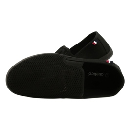 Scarpe slip-on traforate da uomo Atletico WY18922 nero 5