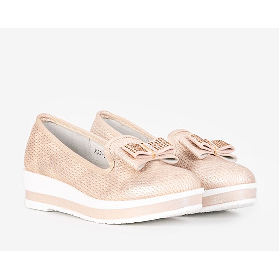 Ballerine beige per bambini Taille 1