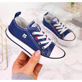 Sneakers basse Big Star HH374091, blu navy 1