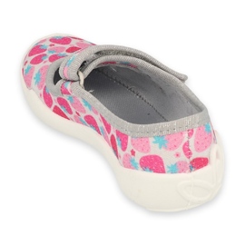 Scarpe per bambini Befado 114X485 rosa grigio 2