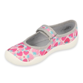 Scarpe per bambini Befado 114X485 rosa grigio 1