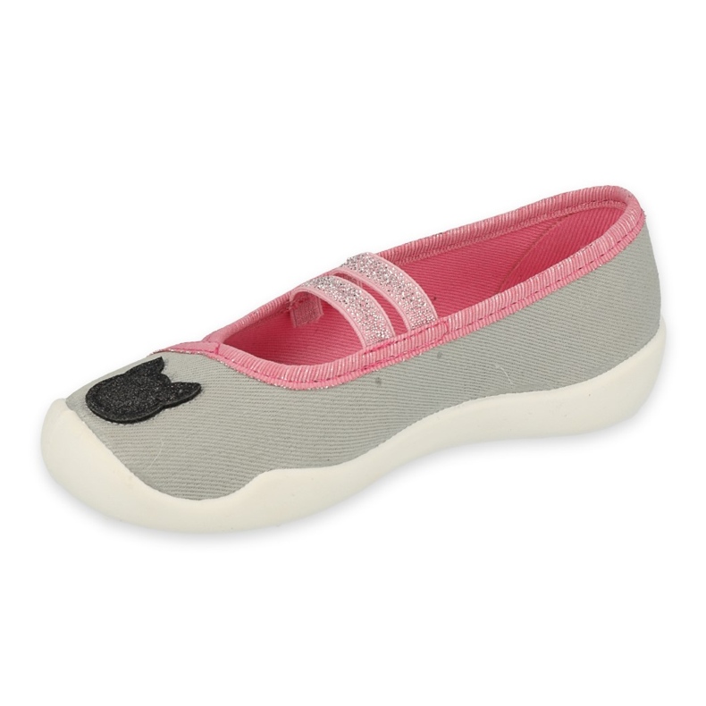 Scarpe per bambini Befado 116X301 rosa grigio 1