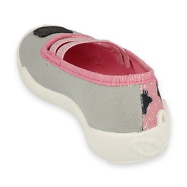 Scarpe per bambini Befado 116X301 rosa grigio 2