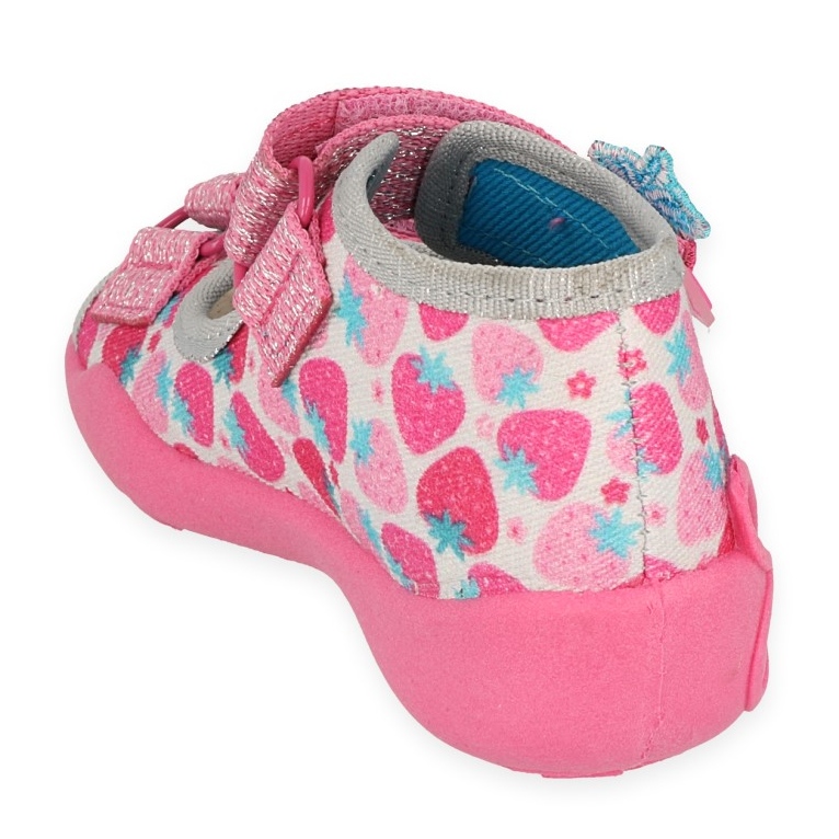 Scarpe per bambini Befado 342P046 blu rosa d'argento 2