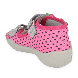 Scarpe per bambini Befado 342P045 rosa argento 2