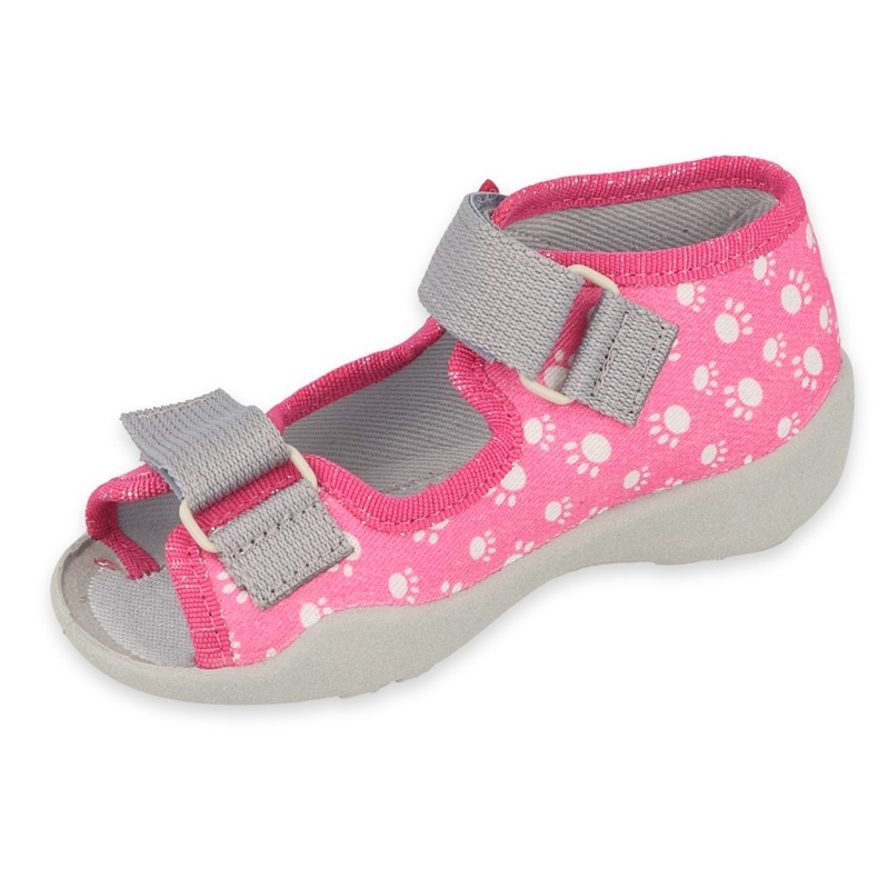 Scarpe per bambini Befado 242P108 rosa grigio 1