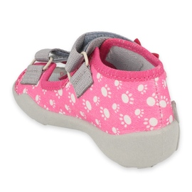 Scarpe per bambini Befado 242P108 rosa grigio 2