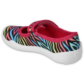Scarpe per bambini Befado 114X487 rosa multicolore 2