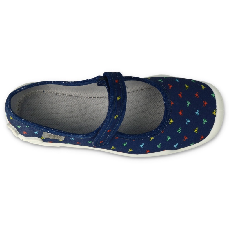 Ciabatte per bambini Befado con velcro 114Y490 blu navy 2