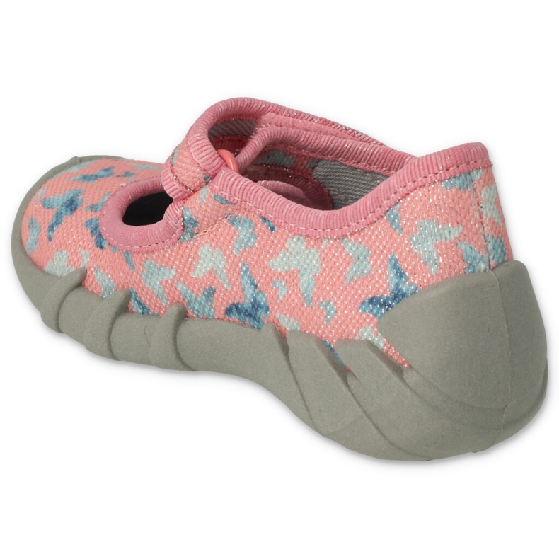 Scarpe bambino Befado mm 109P252 blu rosa d'argento grigio 2