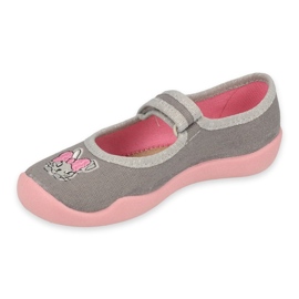 Scarpe per bambini Befado 114X479 rosa grigio 1