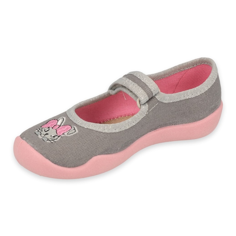 Scarpe per bambini Befado 114X479 rosa grigio 1