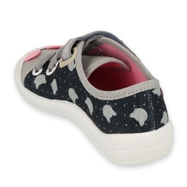 Scarpe per bambini Befado 251X186 rosa d'argento grigio 2