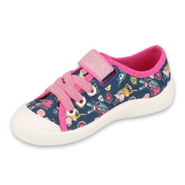 Scarpe per bambini Befado 251X187 blu navy rosa 1