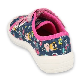 Scarpe per bambini Befado 251X187 blu navy rosa 2