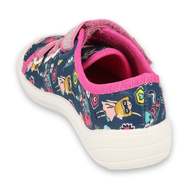 Scarpe per bambini Befado 251X187 blu navy rosa 2