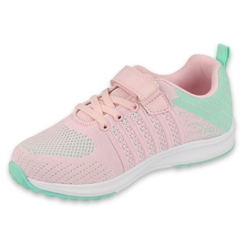 Scarpe per bambini Befado 516X138 rosa verde 1