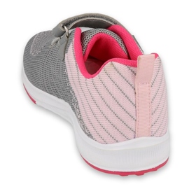 Scarpe per bambini Befado 516Y137 rosa grigio 2