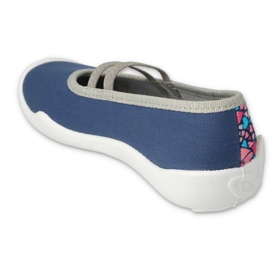 Scarpe per bambini Befado 116Y303 blu navy rosa 2