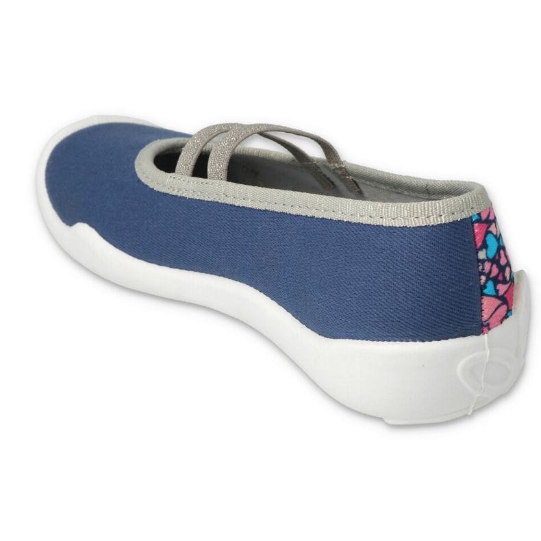Scarpe per bambini Befado 116Y303 blu navy rosa 2