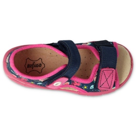 Befado scarpe per bambini pu 065X172 blu navy rosa 1